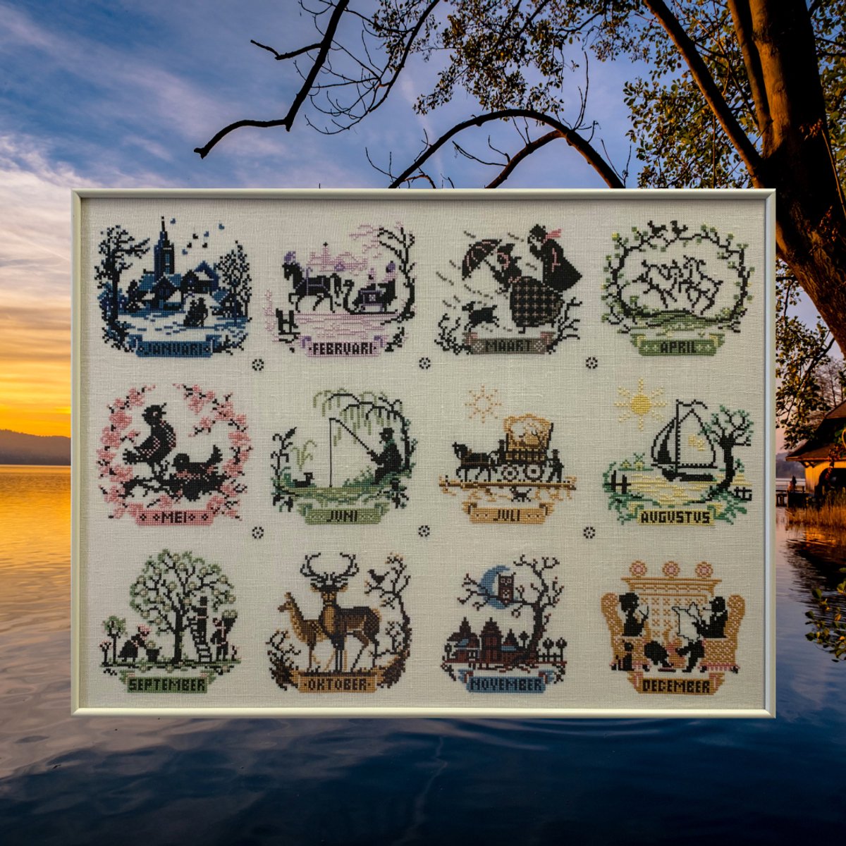 borduurpakket 1212 twaalf maanden