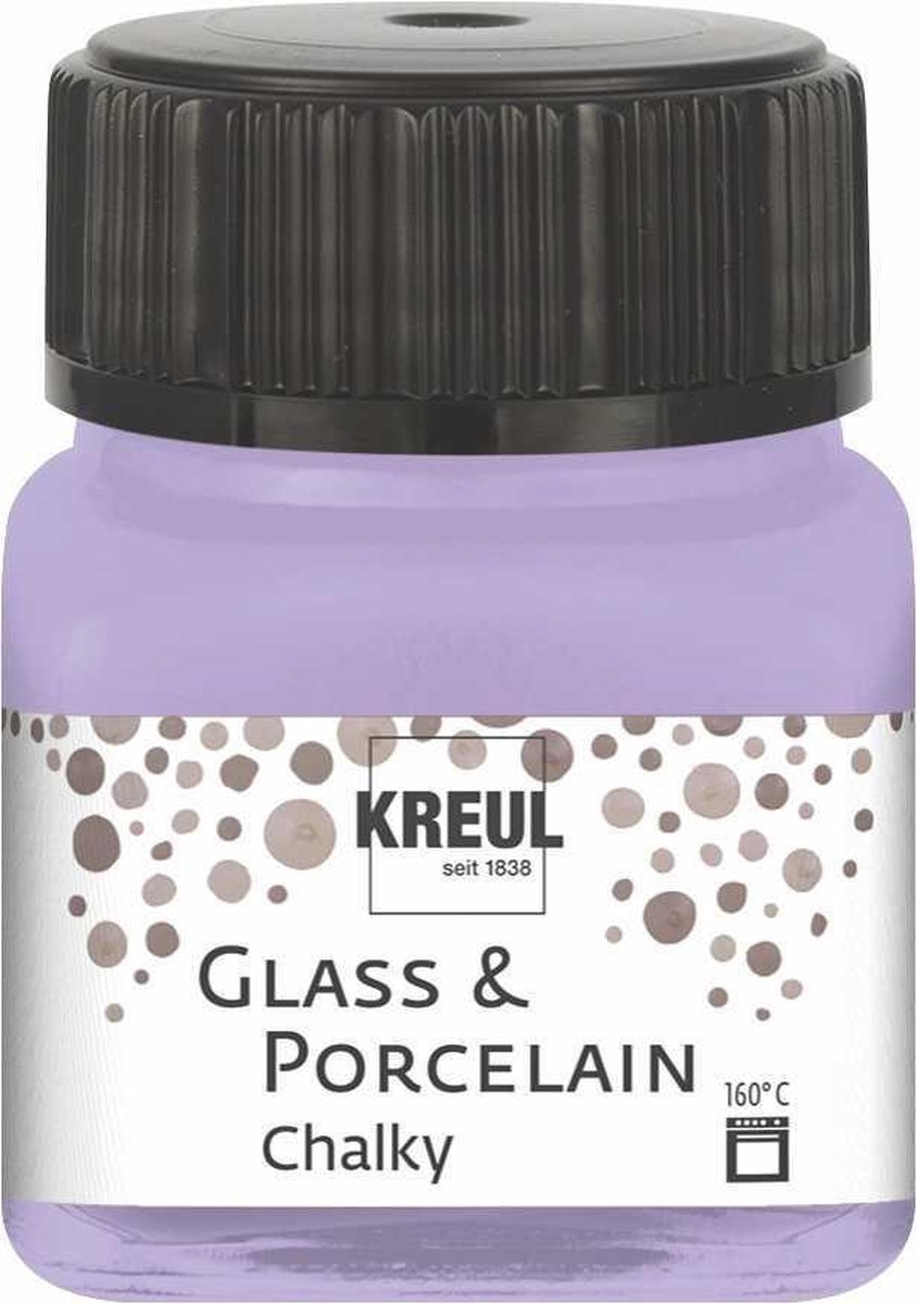 Glasverf - Porseleinverf - Sweet Lavender - Extra Mat - Chalky - Kreul - 20ml