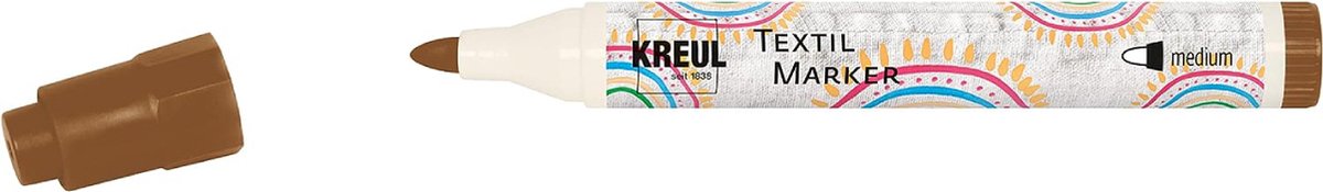 KREUL 90764 markeerstift 1 stuk(s) Fibre tip Bruin