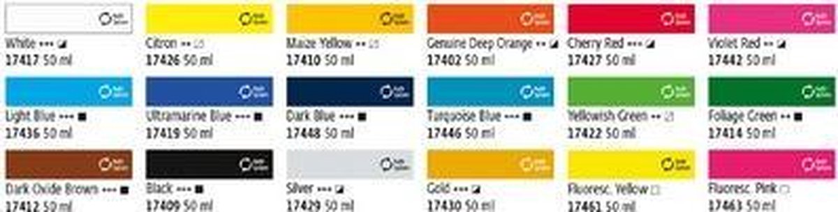 KREUL Acrylinkt TRITON Acrylinkt, fluo geel, 50 ml