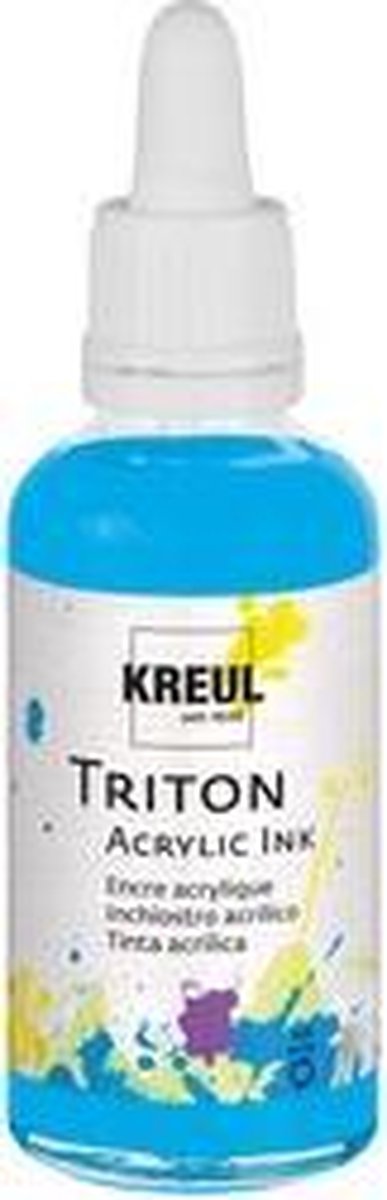 KREUL Acrylinkt TRITON Acrylinkt, turkooisblauw, 50 ml op