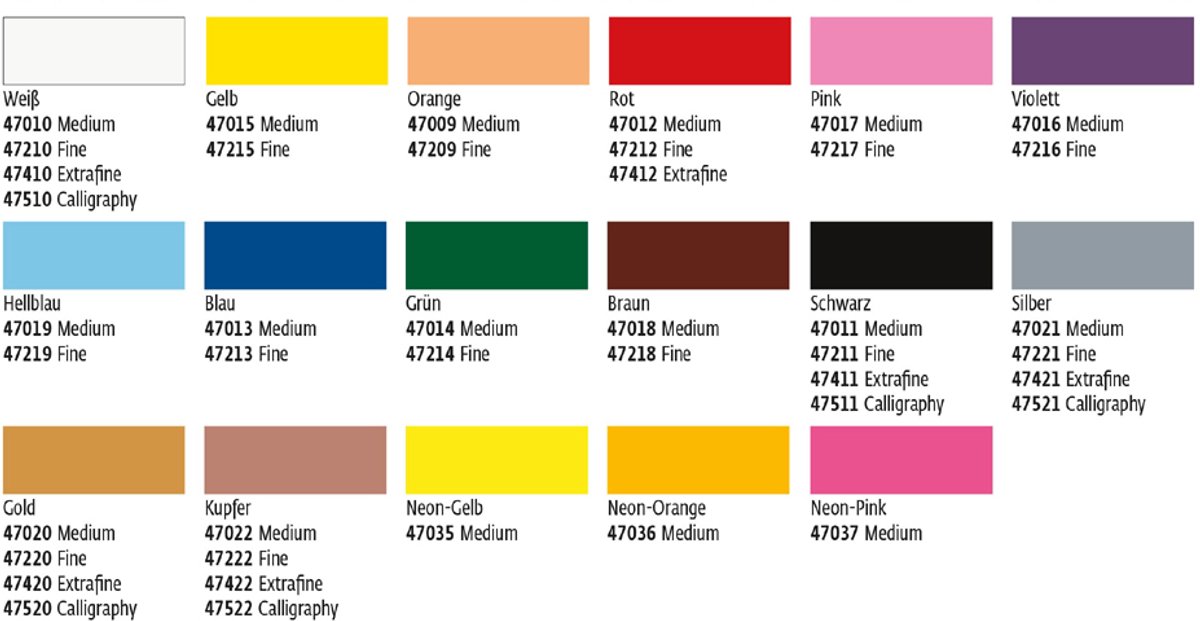 KREUL Glanzende verfmarker medium, koper