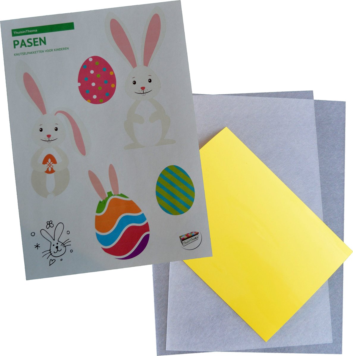 Knutselpakket krimpfolie pasen