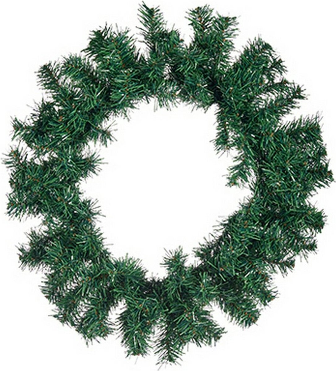 Kerstkroon Groen Plastic (40 x 6 x 40 cm)