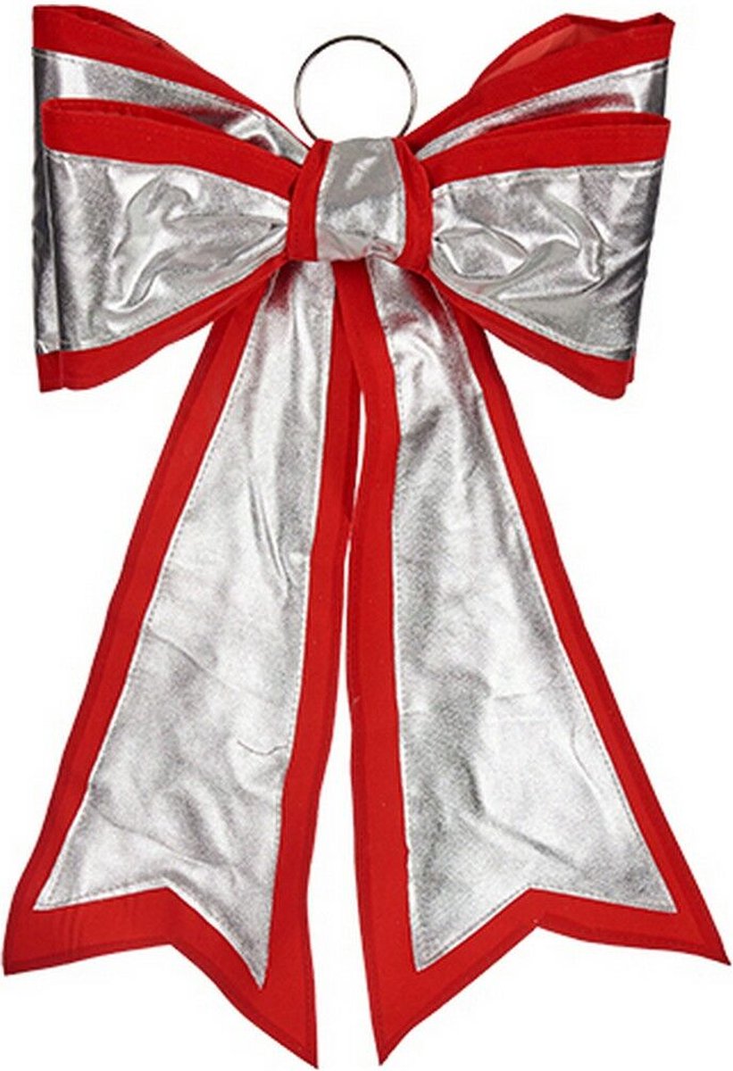 Lasso Kerstversiering 40 x 60 cm Rood Ziverachtig PVC