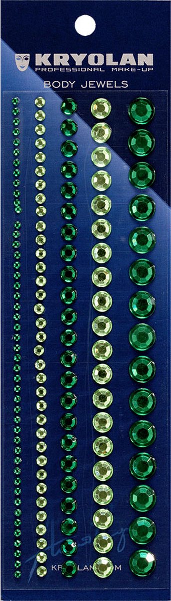 Kryolan Body jewels groen