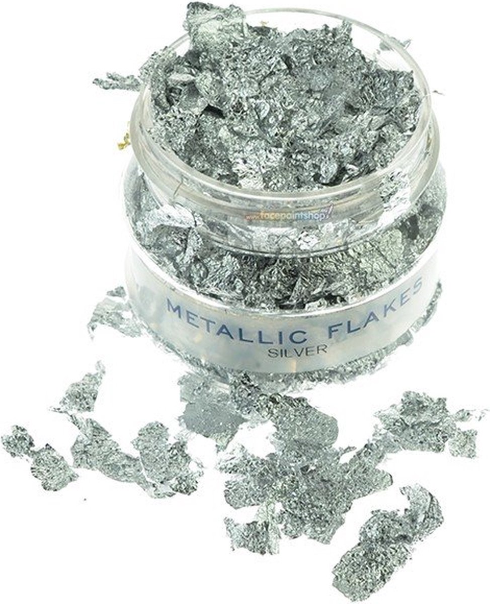 Kryolan Metallic Flakes Zilver