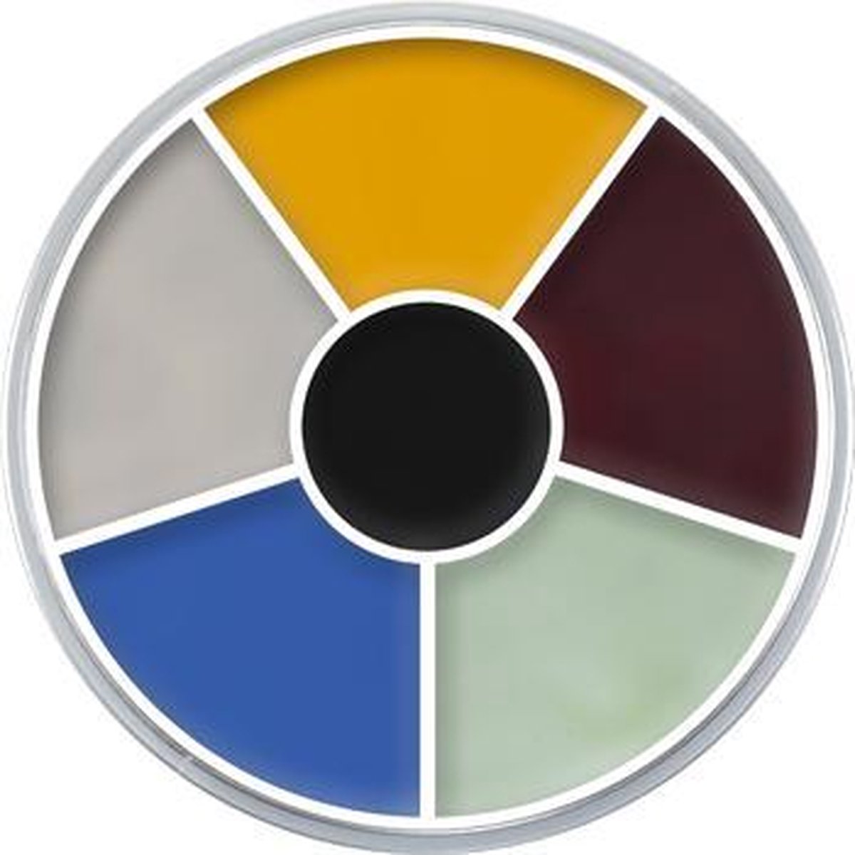   cream color circle 6 kleuren: monster