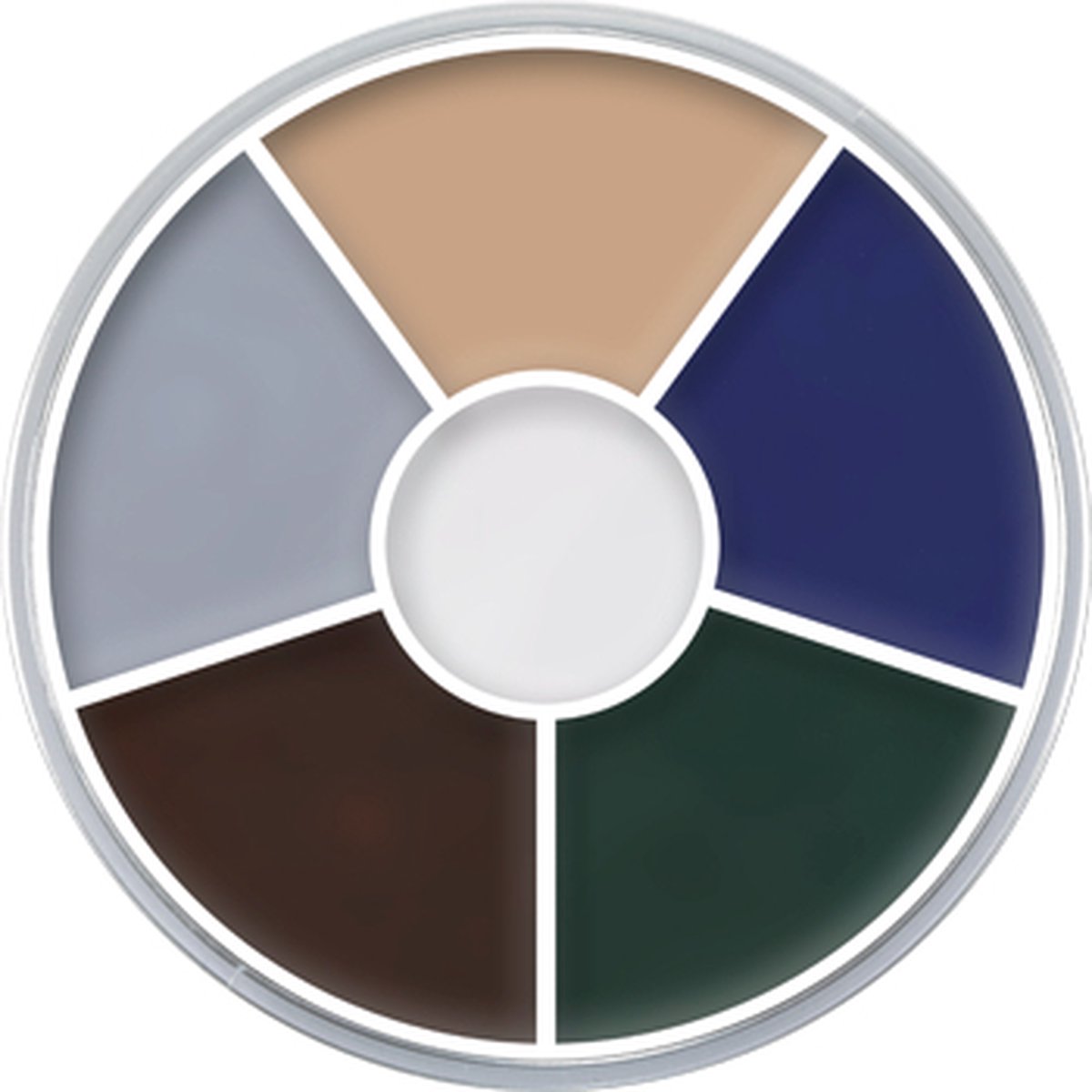   cream color circle 6 kleuren: zombie