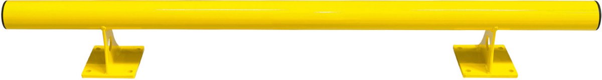 BLACK BULL stootbalk met voet, geel lengte 1500 mm
