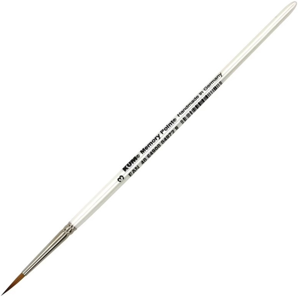Kum KUM Memory Point Penseel Rond maat 3.
