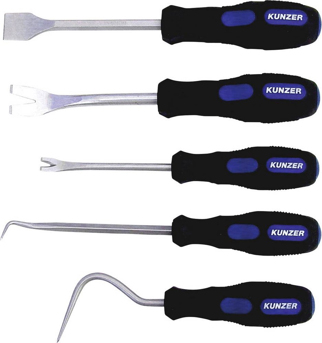 Kunzer 7CH05 Clip- en wrikgereedschap, 5-delig