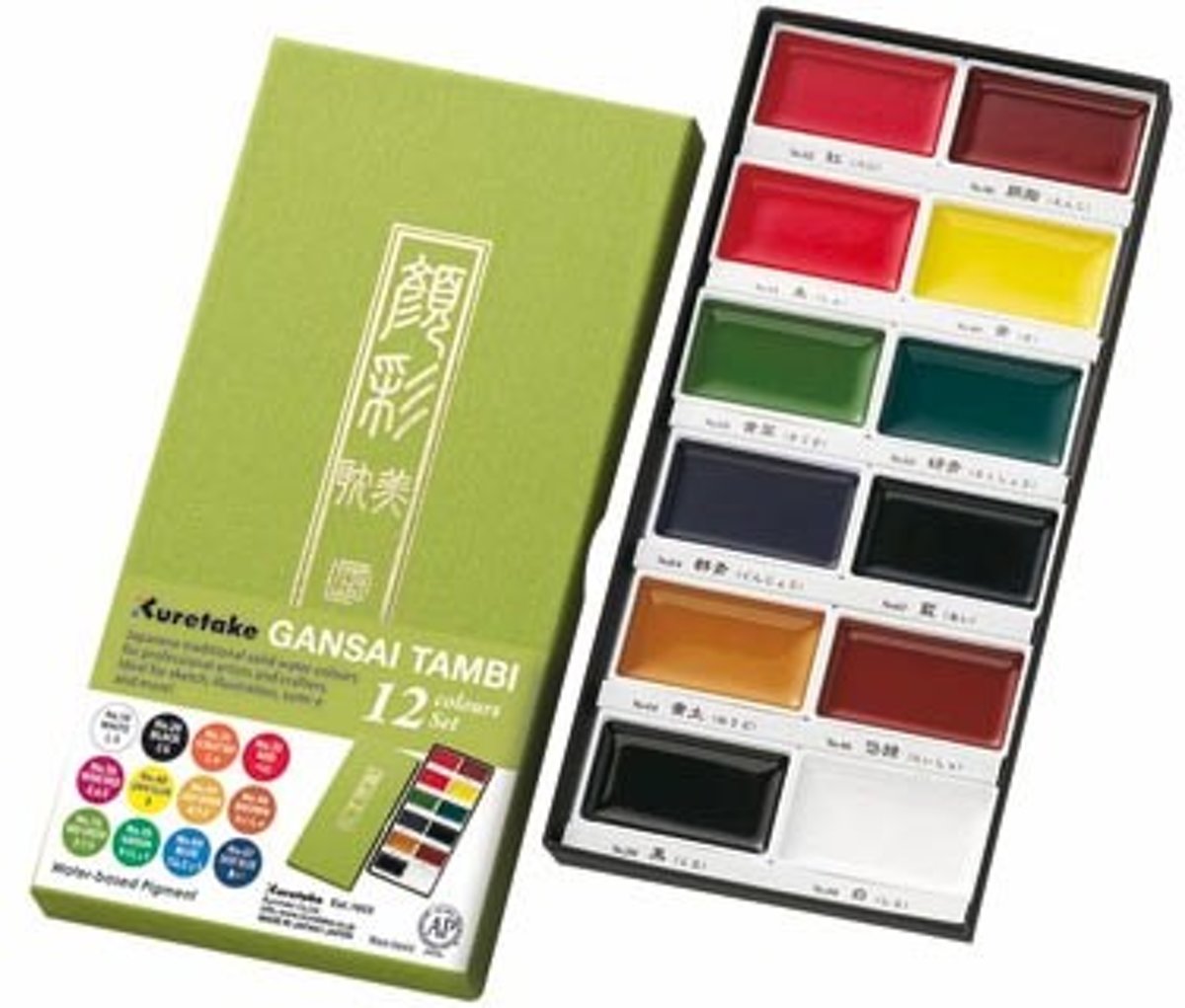 Gansai Tambi Set 12 Colours