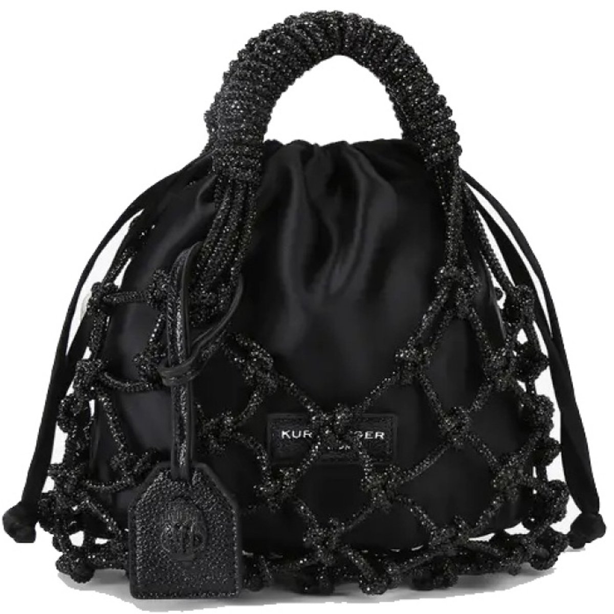 KURT GEIGER LONDON SM MACRAME CRYSTAK BAG Zwart N/A EU
