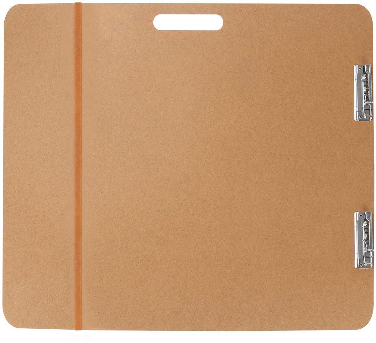   Groot Kunstenaars Schetsbord – 66 x 58,3 cm – Houten Hardboard Klembord met Handvat en Dubbele Klem – Schilderen, Schetsen & Tekenen – Studio, School Klaslokaal & Kantoor