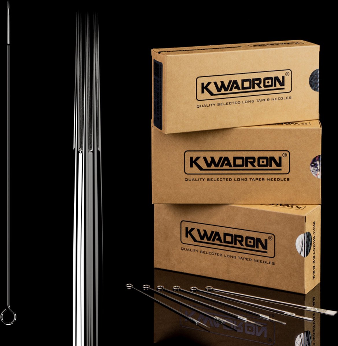 Kwadron Naalden - Long Taper Round Liners
