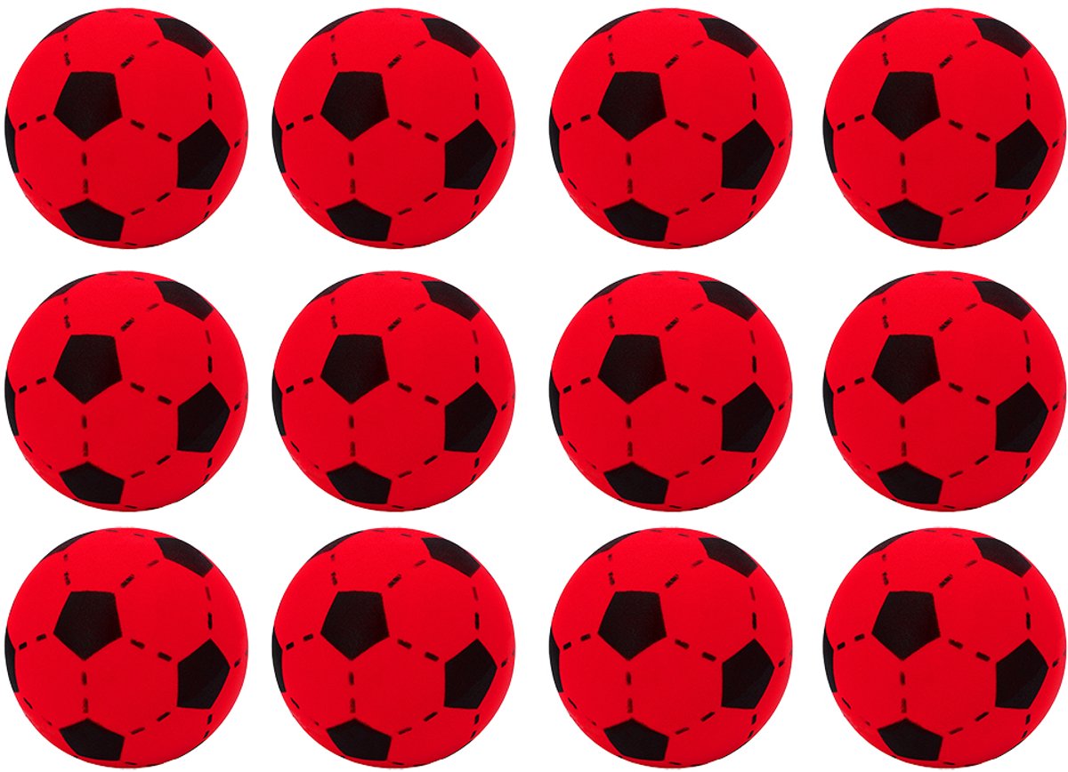 12x Kyto Softbal 20 cm rood