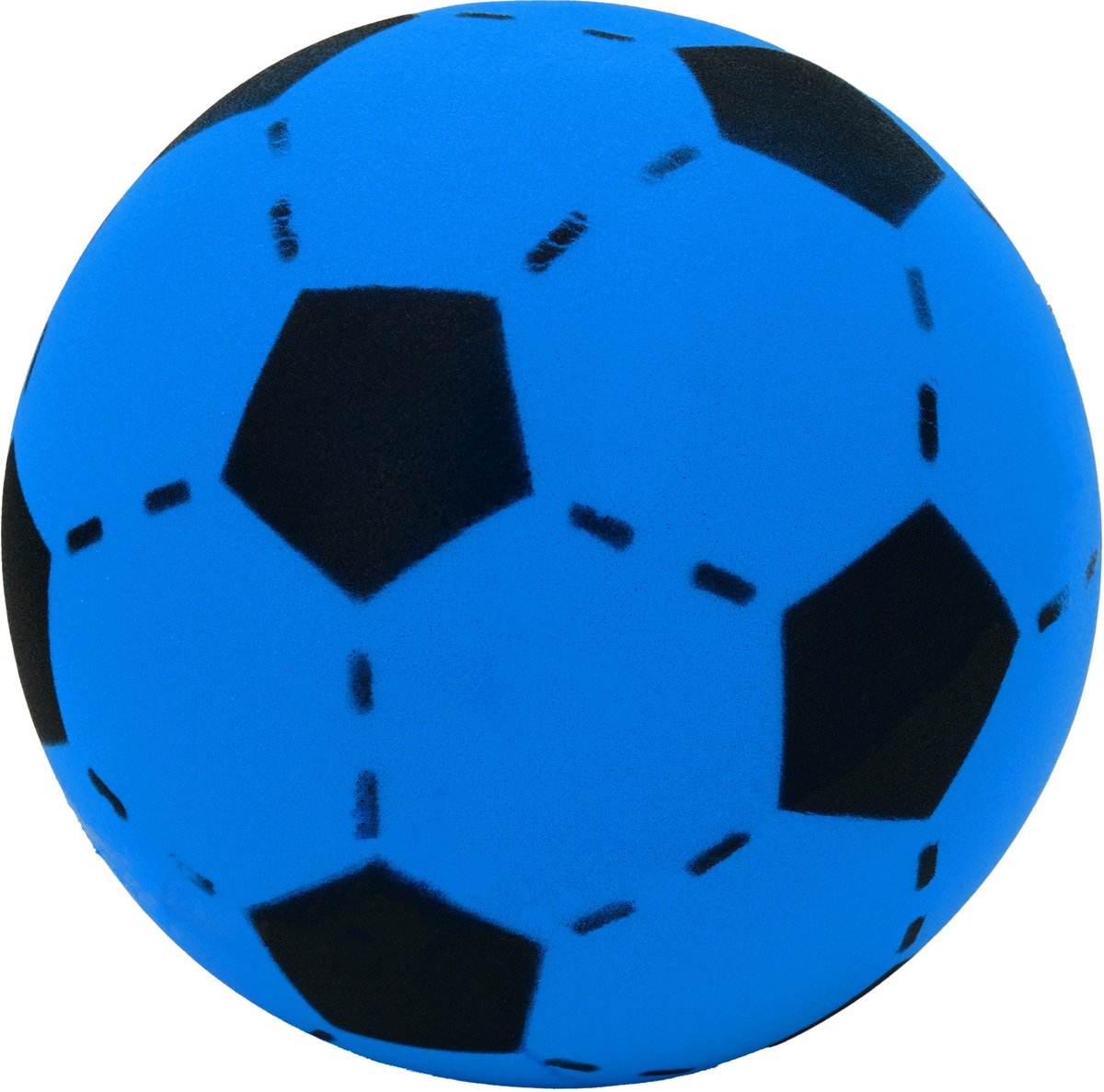 1x Kyto Softbal 20 cm blauw schuim foam bal