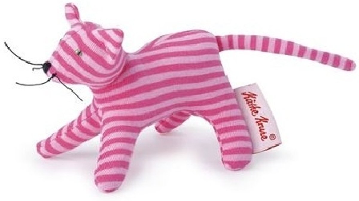 Käthe Kruse Mini Stoffen Kat Roze12 Cm