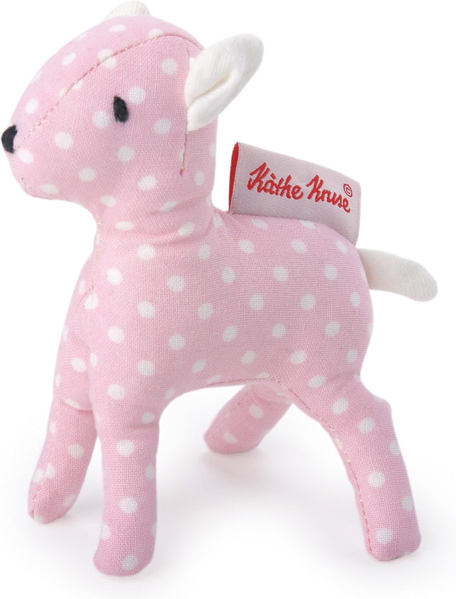 Käthe Kruse Rammelaar Kleine Lammetje Roze 12 Cm
