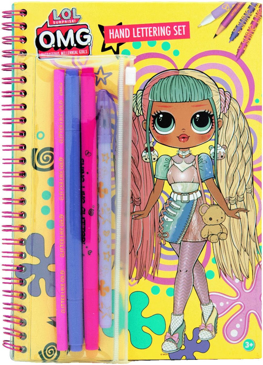 L.O.L. Handlettering Set creatief speelgoed multi kleuren.