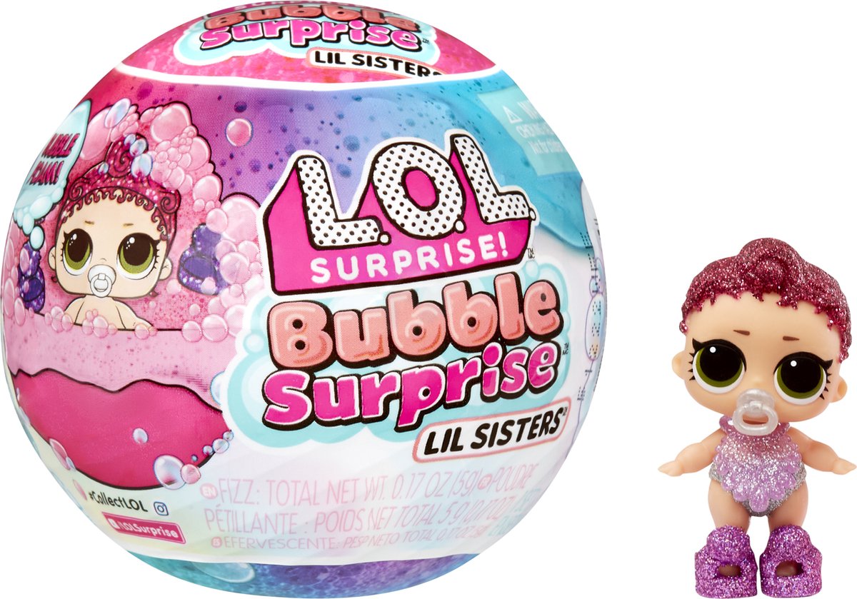 L.O.L. Surprise! Bubble Surprise - Lil Sisters Asst - Minipop