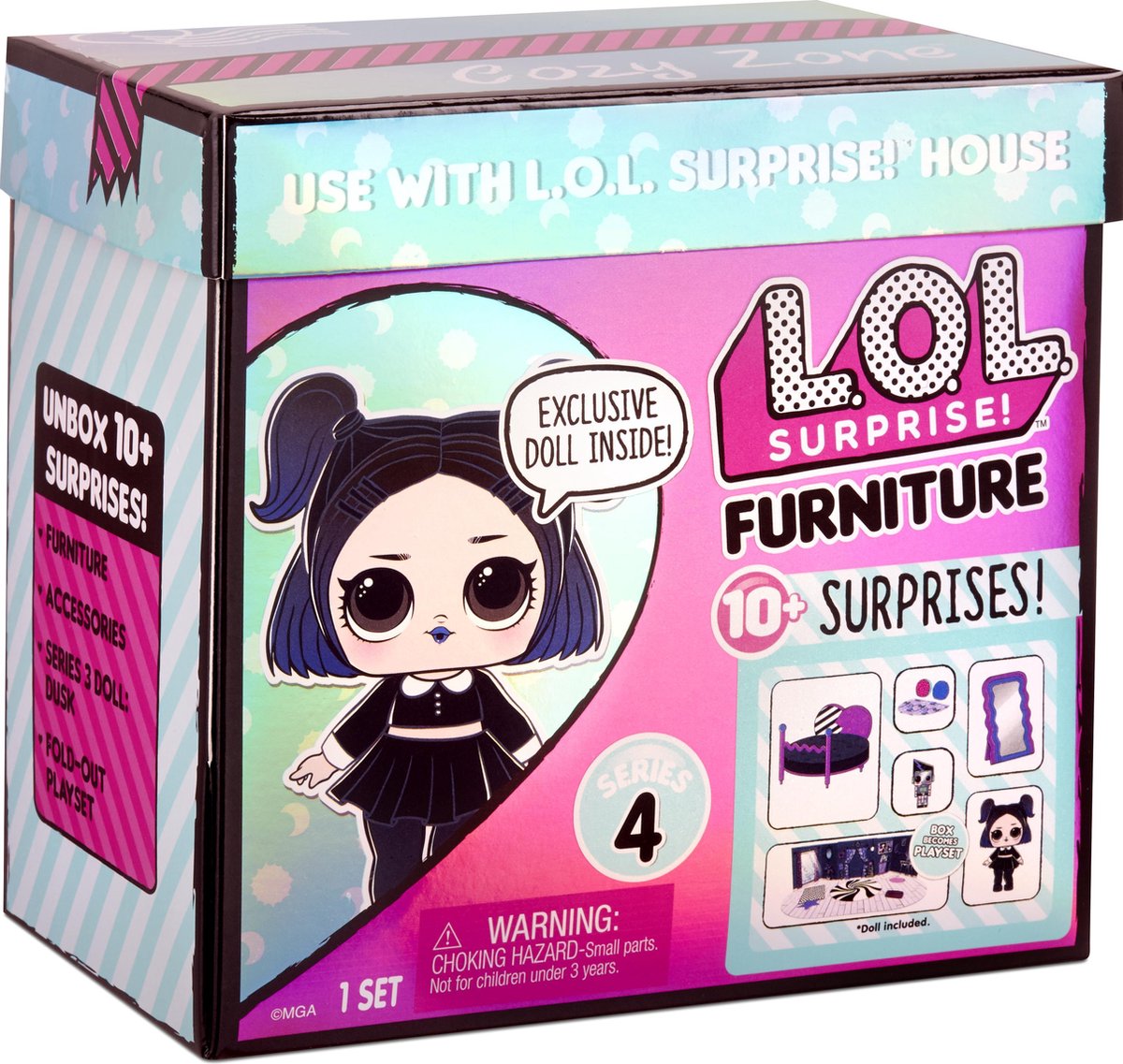 L.O.L. Surprise! Furniture - Knusse zone met Dusk - Serie 4