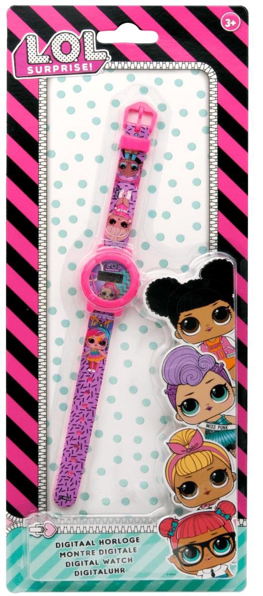 L.o.l. Surprise! Horloge Meisjes 23 Cm Pvc Paars/roze