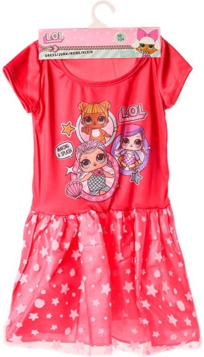 L.O.L. Jurkje Roze maat 98 - 104