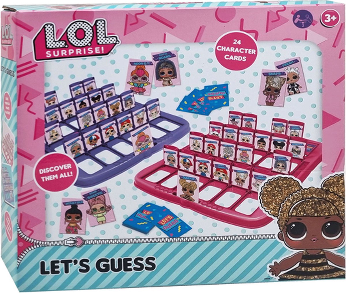 L.O.L. Surprise gezelschapsspel Lets Guess voor kinderen.