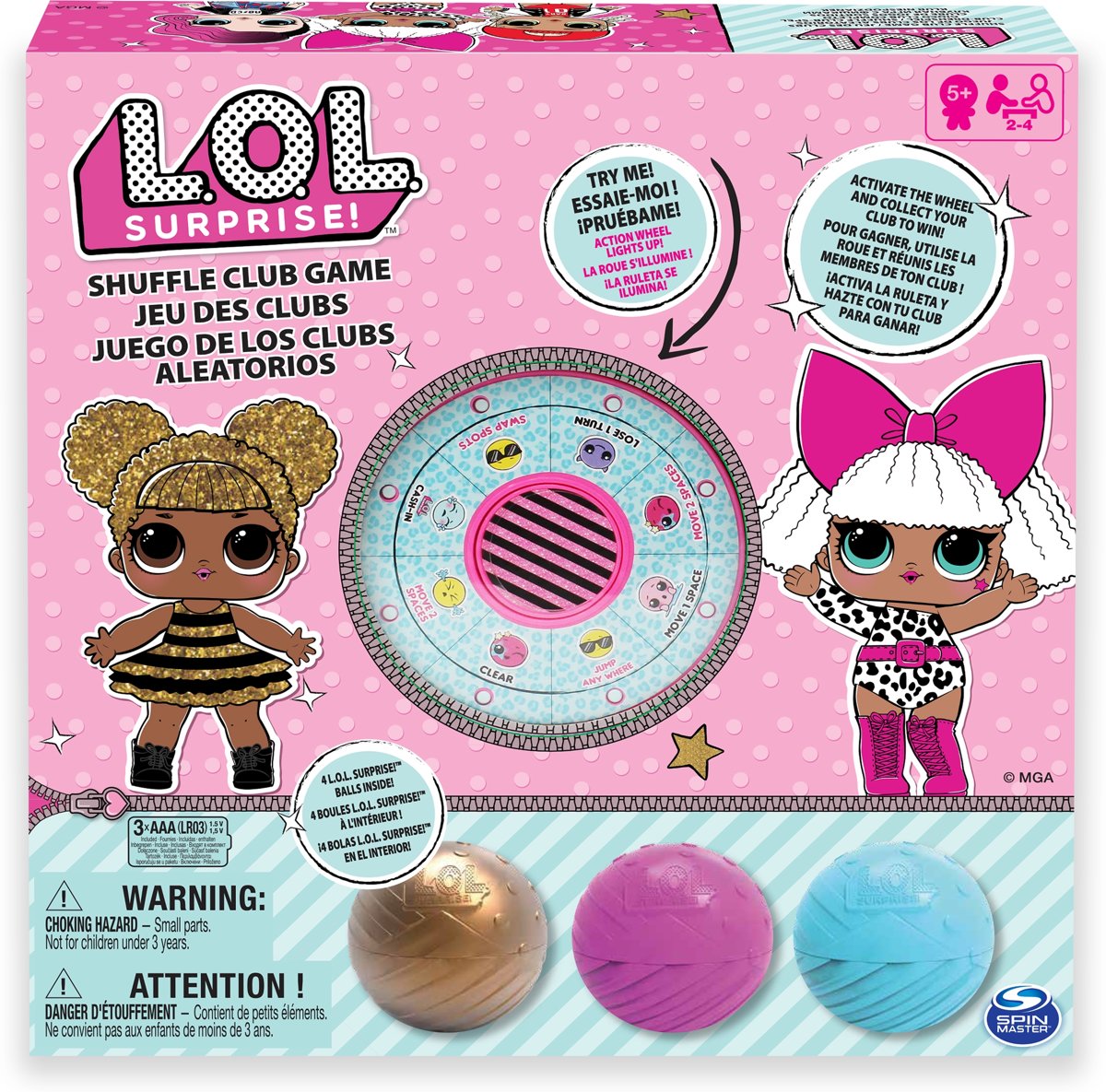 LOL Surprise Shuffle Club Bordspel