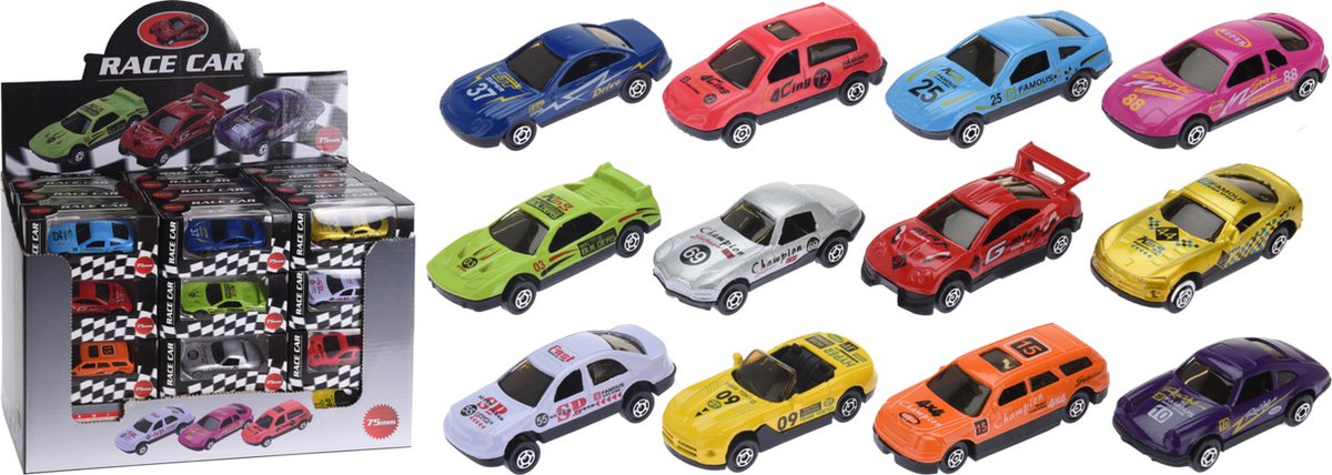 Auto diecast 72 mm - Licht blauw