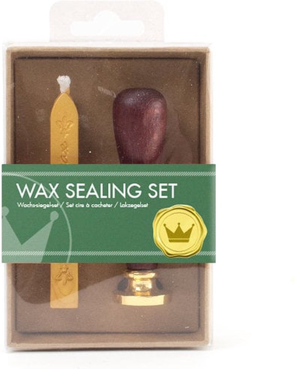 Lakzegel set, Kroon stempel