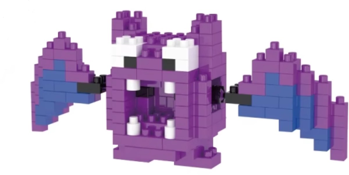 Micro Brick - Zubat - 161Pcs - Bouwen - Bouwspeelgoed