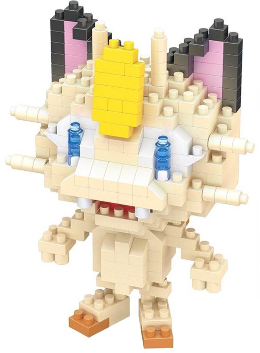 Miniblokjes bouwset Meowth