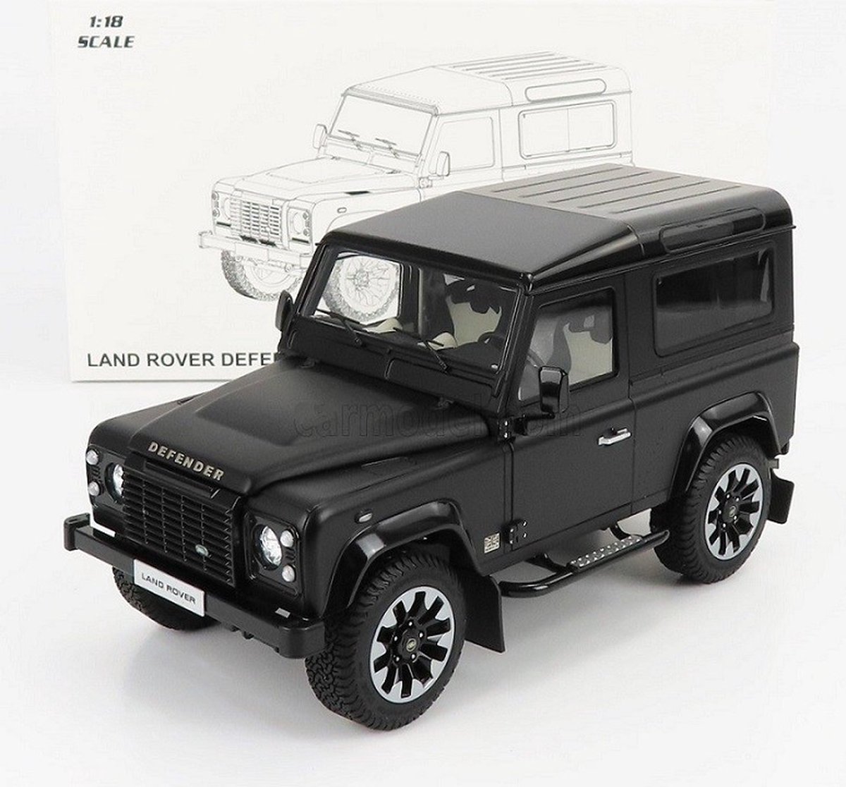 Land Rover Defender 90 Works V8 Matt Black 2018