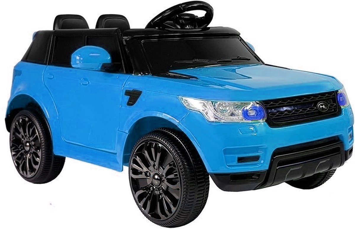 Kleine elektrische auto - SUV - 12V - 93x54,5x37 cm - blauw