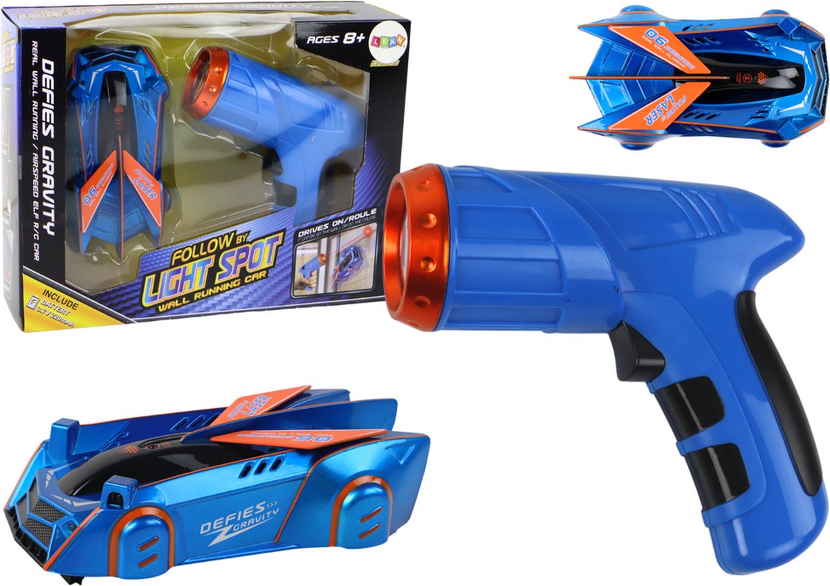 Magische Muurklimmer Auto - Bestuurbaar met Laser - Speelgoed vanaf 6 jaar