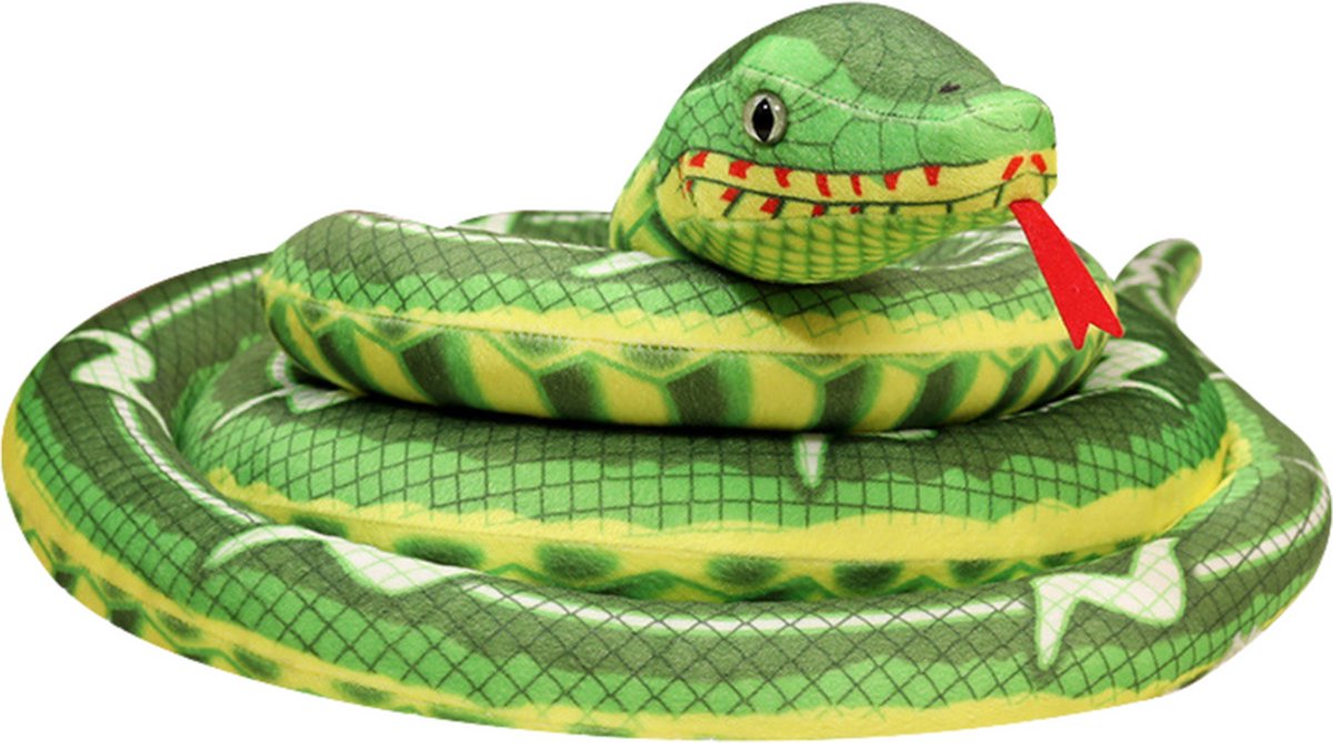 Zachte Knuffelslang 400cm - Kindervriendje vanaf 3 jaar