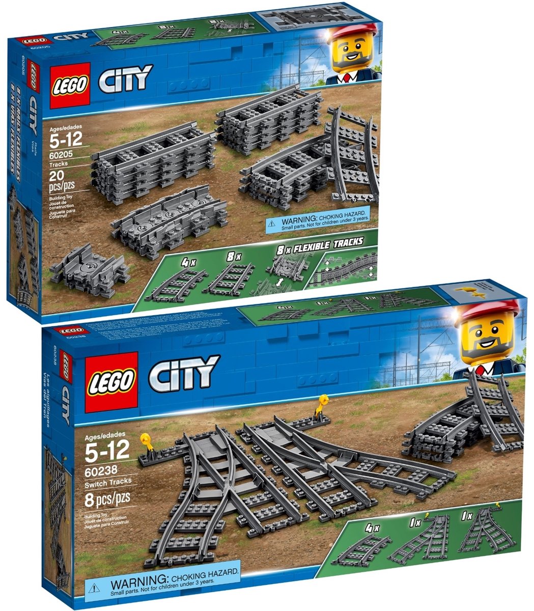 City Set van 2 onderdelen 60205 + 60238