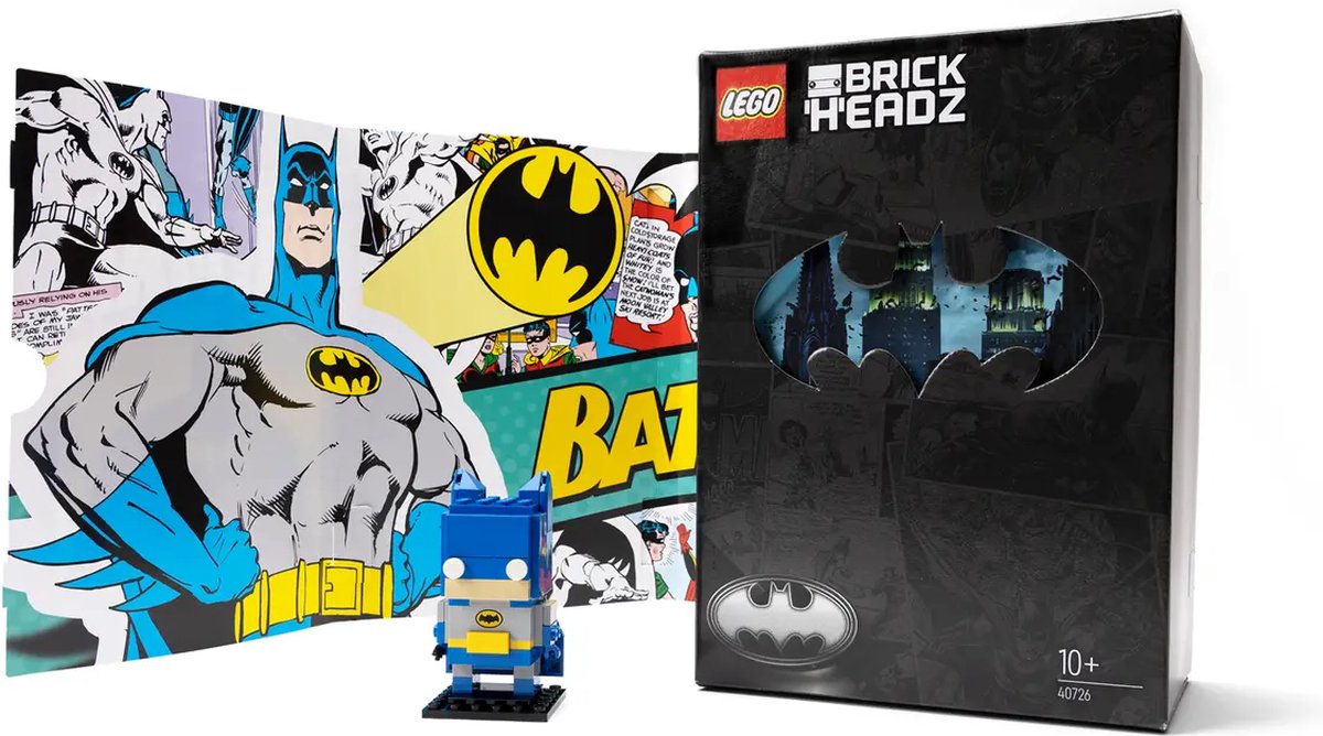 LEGO 40726 - 8-in-1 Batman™ BrickHeadz™ set met 8 Batman filmposters (limited edition)