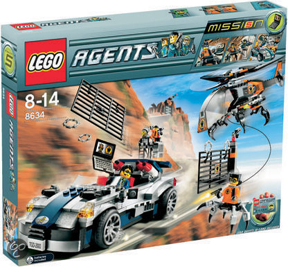 LEGO Agents Turbocar Achtervolging - 8634