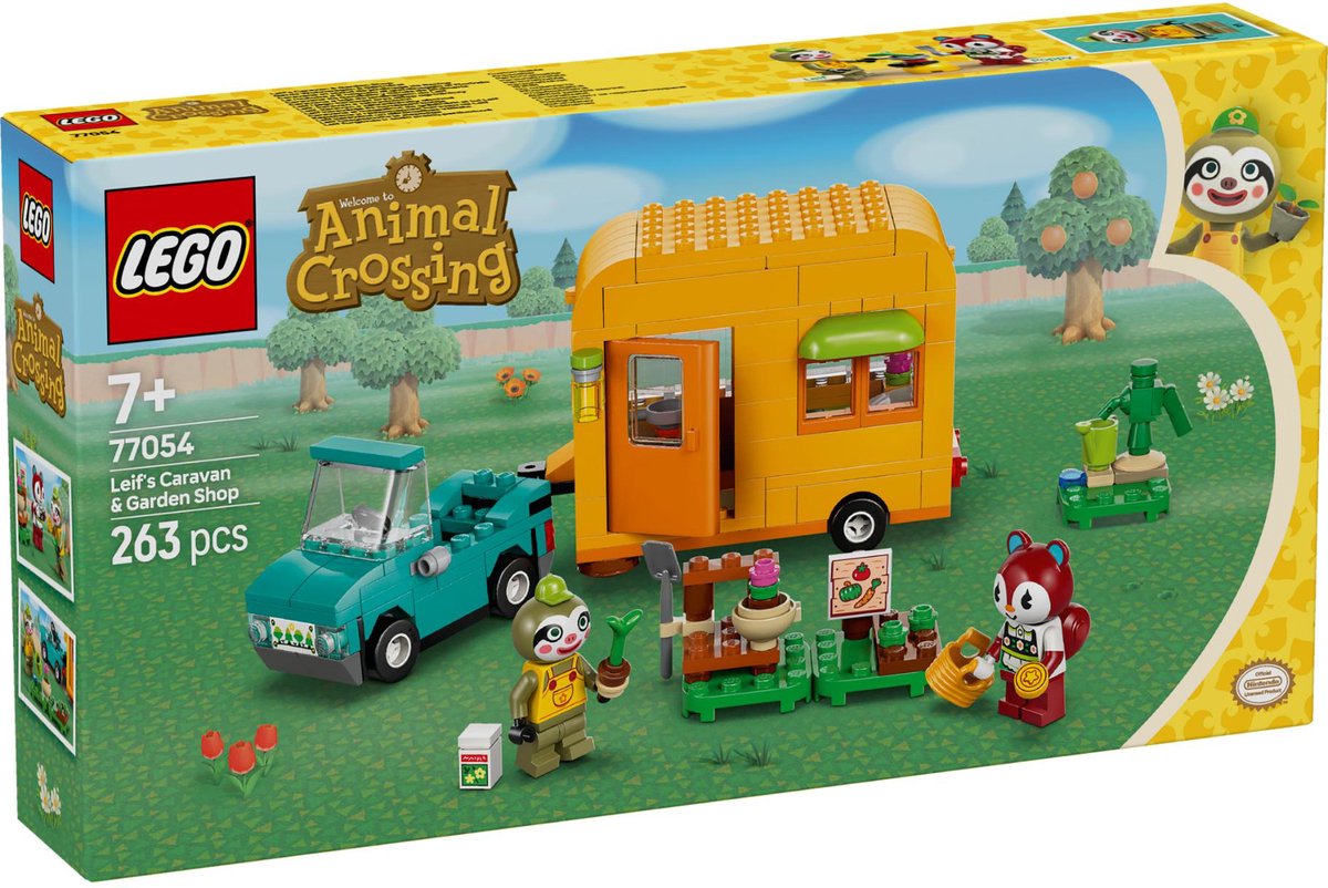LEGO Animal Crossing Leifs caravan en tuinwinkel - 77054