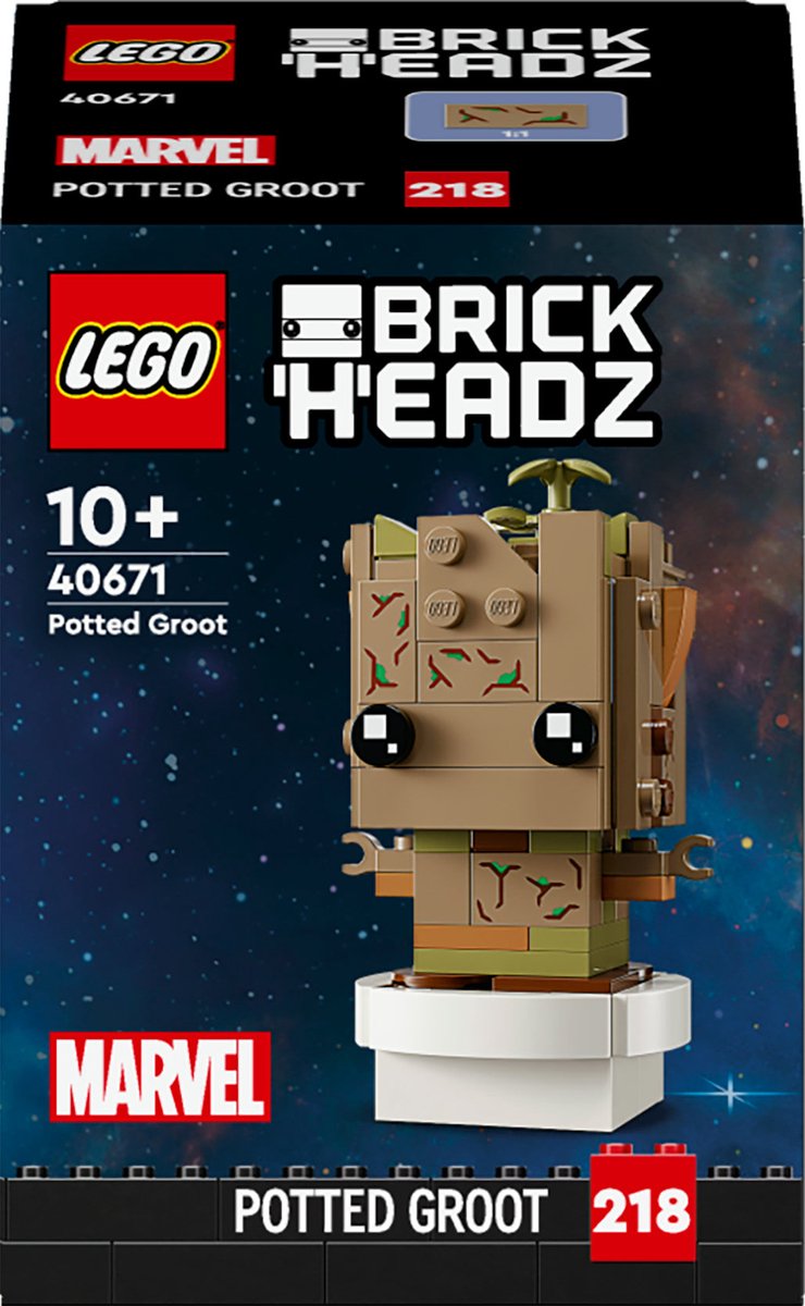 LEGO Brickheadz 40671 - Marvel Groot in Pot - Potted Groot