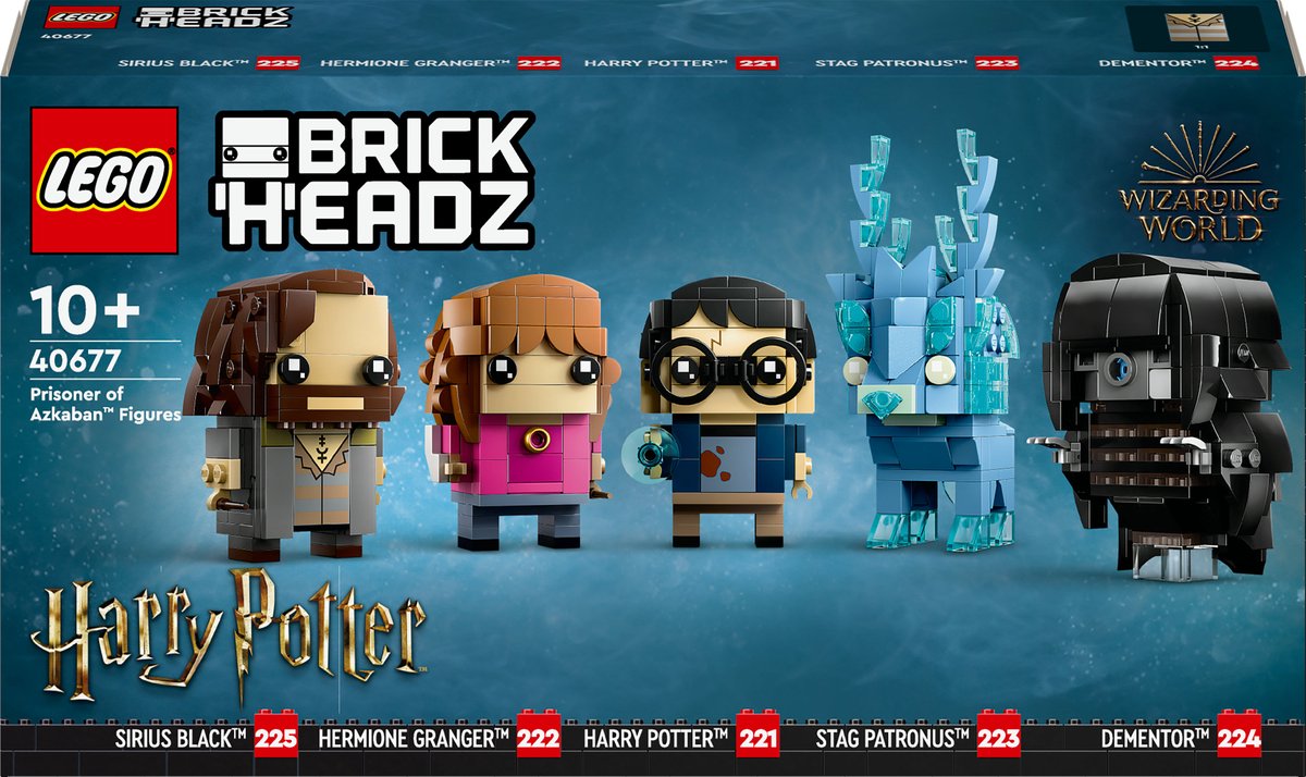 LEGO Brickheadz Harry Potter 40677 - Gevangene van Azkaban™ figuren