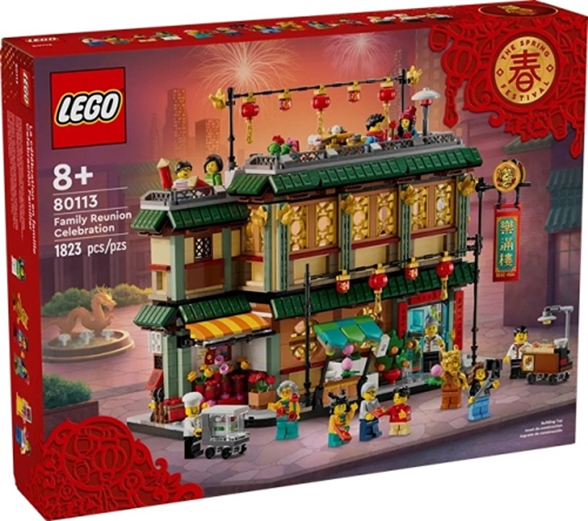 LEGO Chinees Nieuwjaar 80113 - Feestelijke FamiliereÃ¼nie