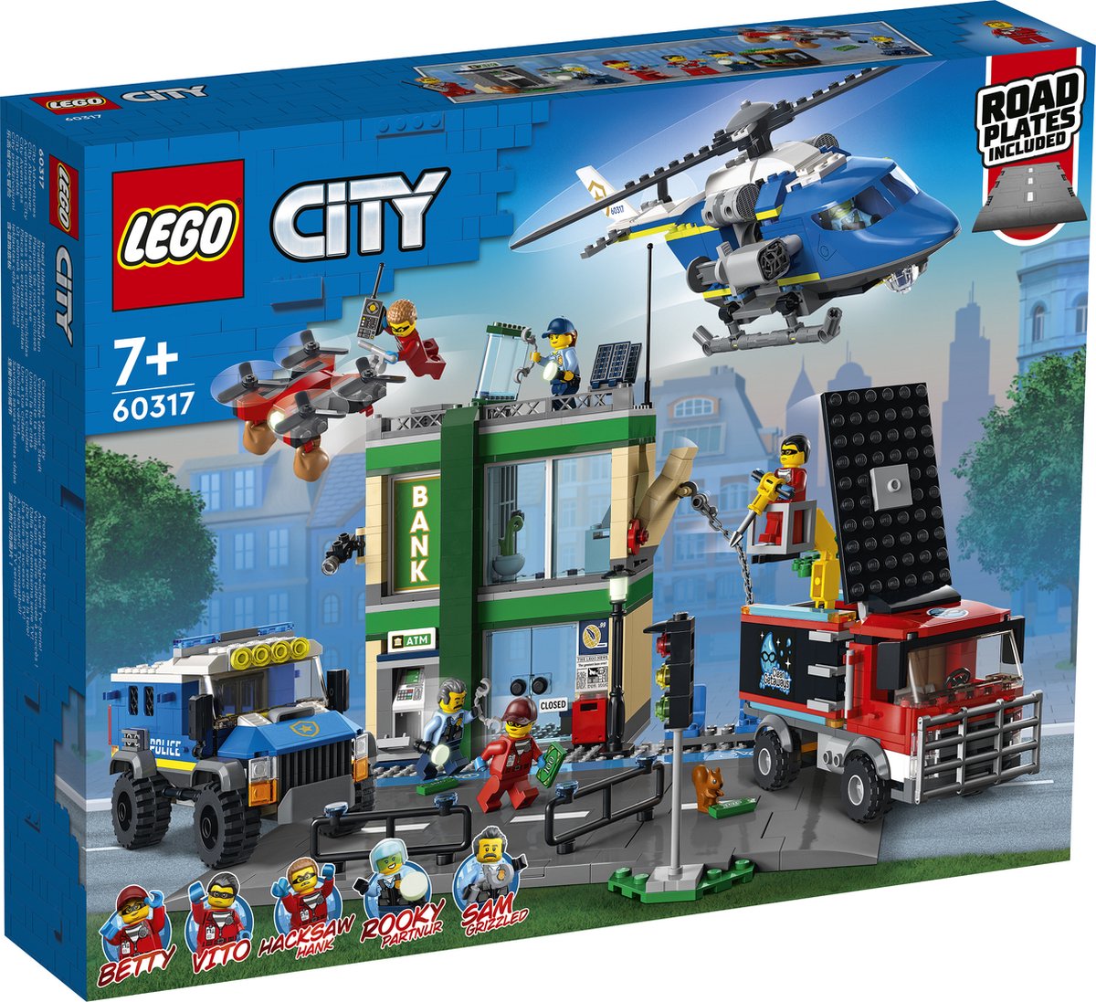 LEGO City Politieachtervolging bij de Bank - 60317