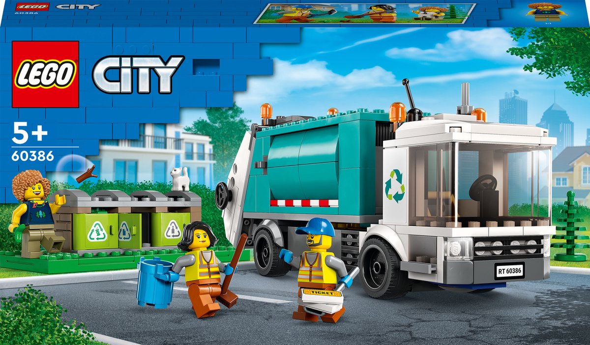 LEGO City Recycle vrachtwagen - 60386