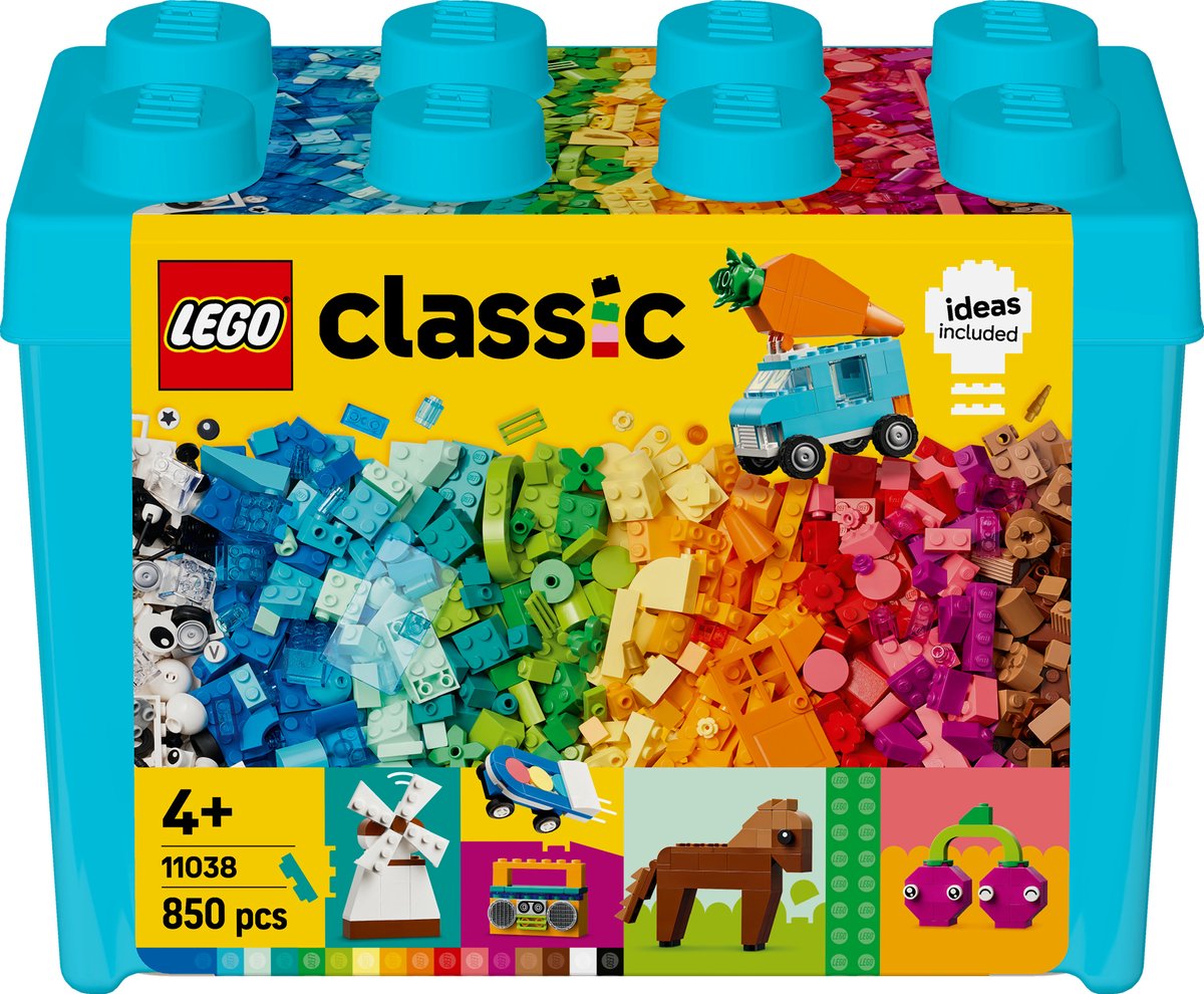 LEGO Classic Kleurrijke creatieve opbergdoos - 11038