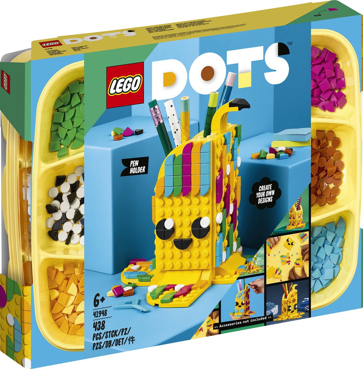 LEGO DOTS Grappige Banaan Pennenhouder - 41948